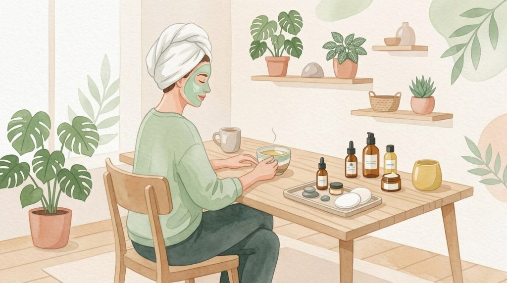 Illustration routine du soir