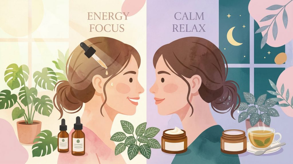 Illustration routine du soir