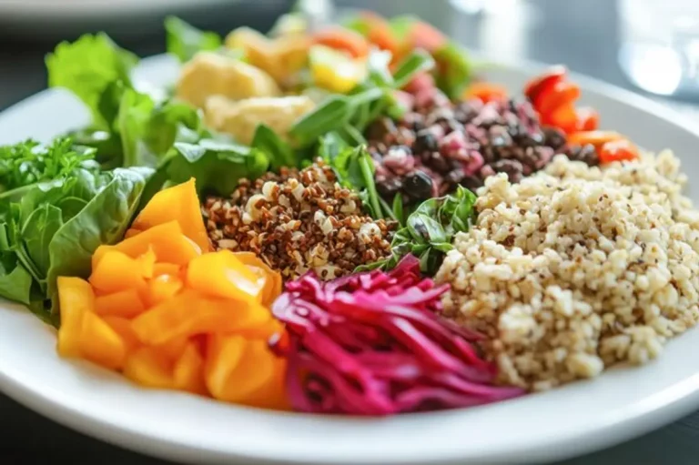 assiette quinoa légumes frais sans gluten