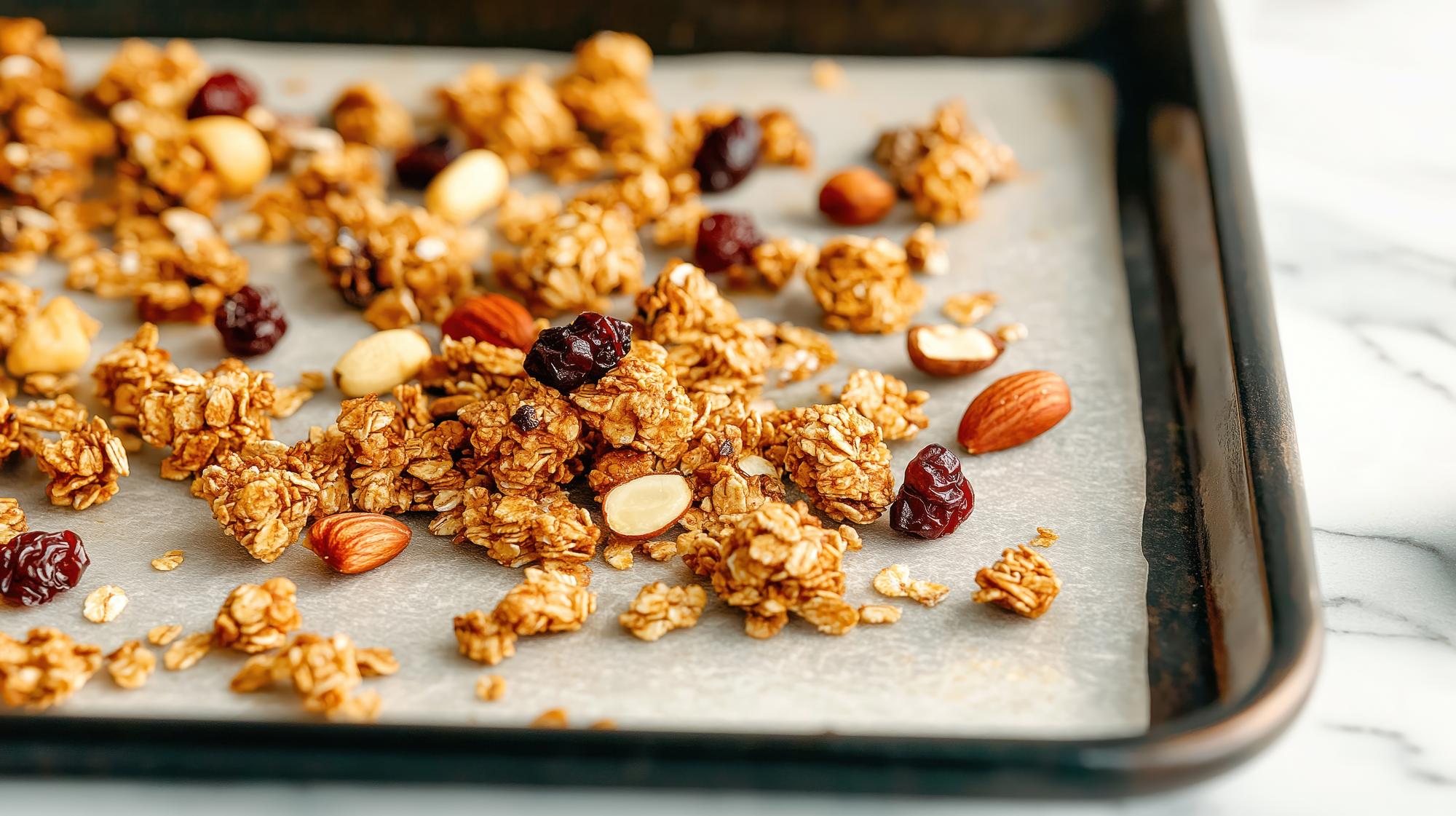 Comment obtenir un granola avec de gros paquets croustillants ?