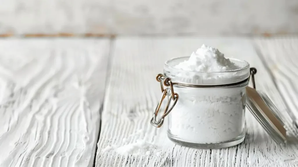 bicarbonate soude poudre blanche pot cuisine