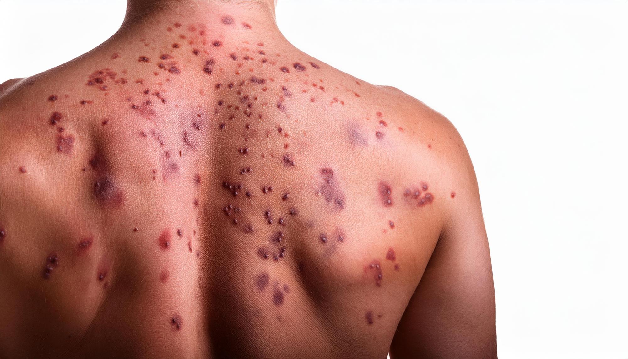 Pourquoi le dos accumule-t-il plus de points noirs profonds que le visage ?