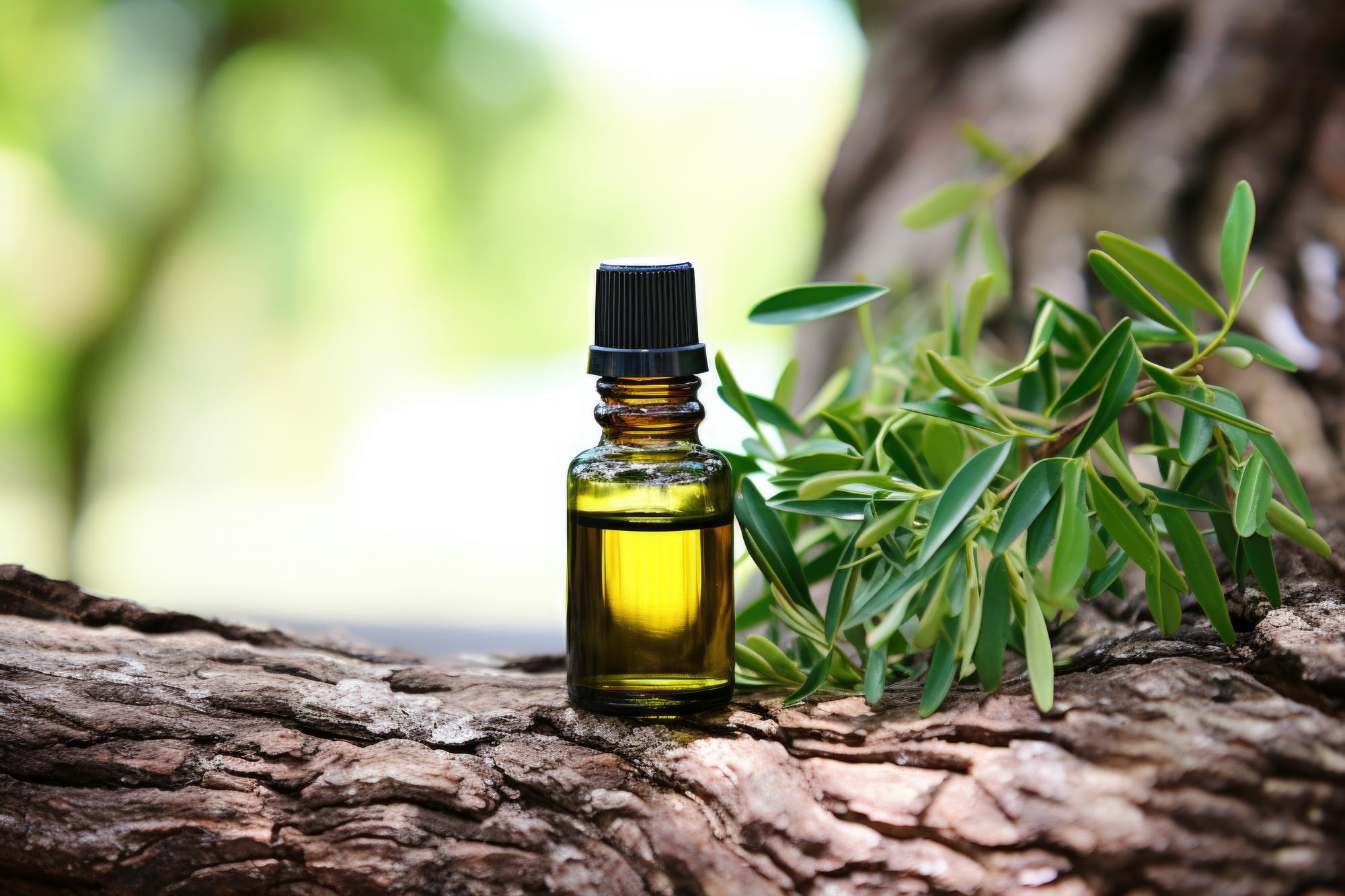 Huiles essentielles antivirales : Tea tree en star