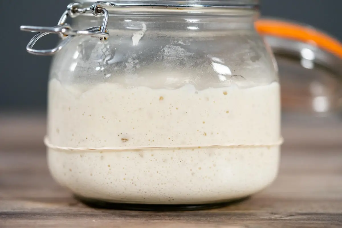 kéfir de lait grains fermentation bocal