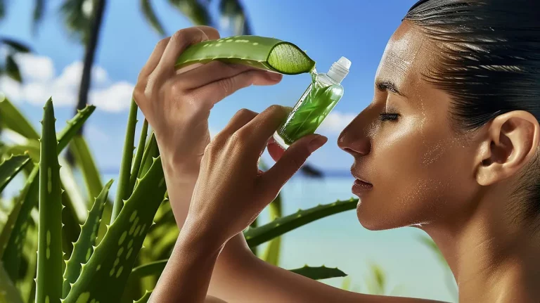 coup de soleil peau aloe vera