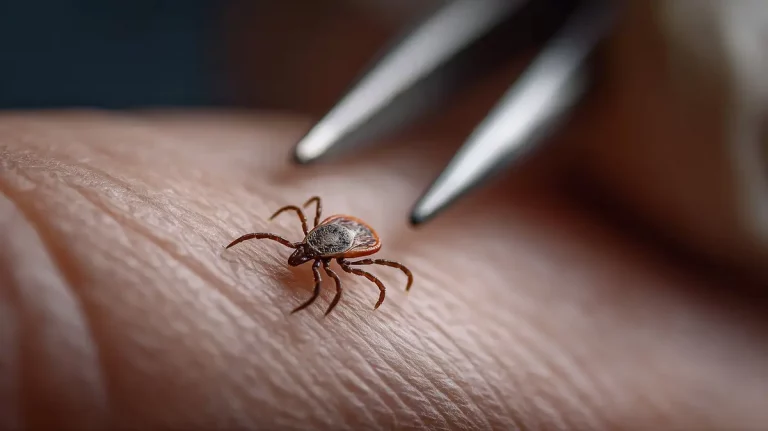 tick skin removal
