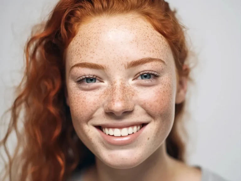freckles skin face