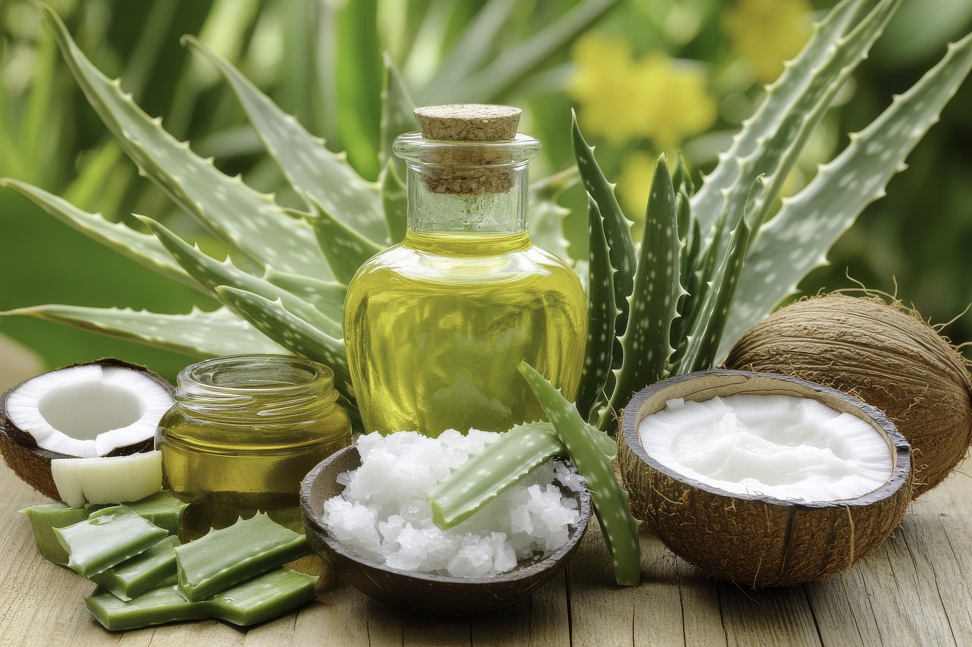 Recette après-soleil : associer aloe vera et huile de coco en douceur