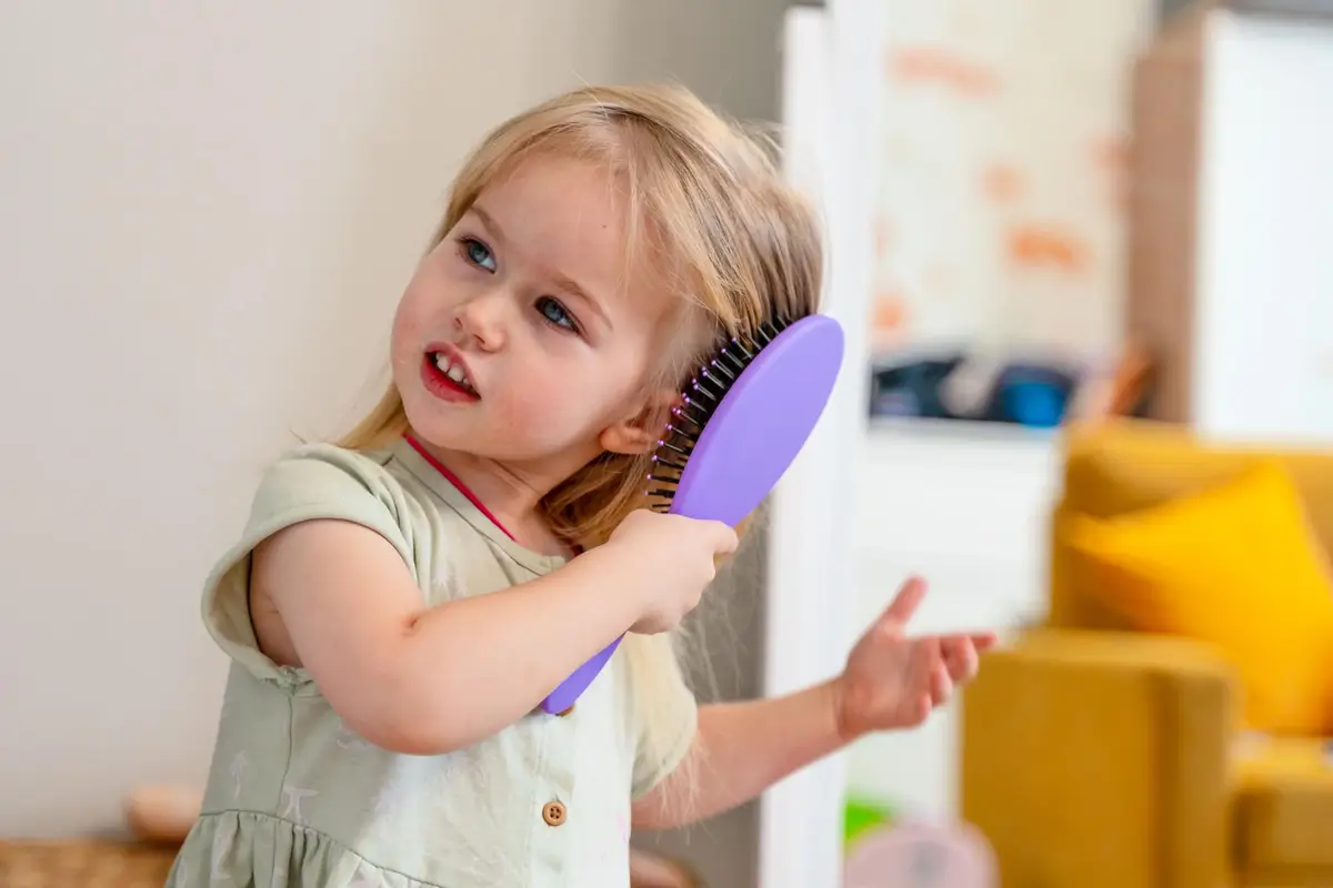 child hair comb