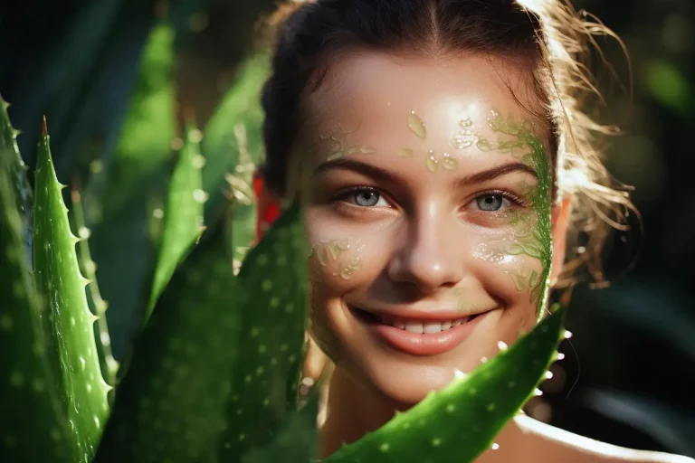 sunburn skin aloe