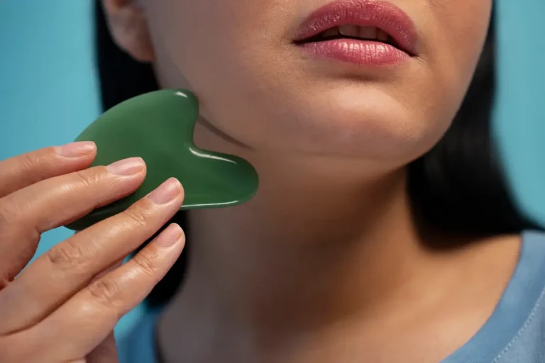 gua sha visage peau
